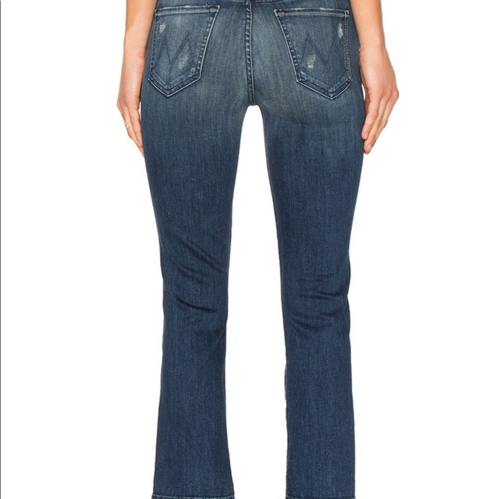 Mother Jeans The Rascal Ankle Undone Step Fray